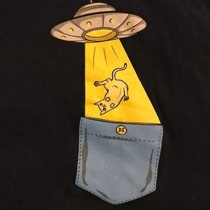 ModCloth Kitty Alien Shirt NWOT